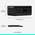 Logitech MK345 Wireless Combo, Full-Sized Keyboard with Palm Rest and Comfortable Mouse, Black