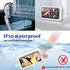 OOLYICO Upgraded Waterproof Shower Phone Holder Case with Touch Screen, 480° Rotating Wall Mount Shelf for 4"-7" Cell