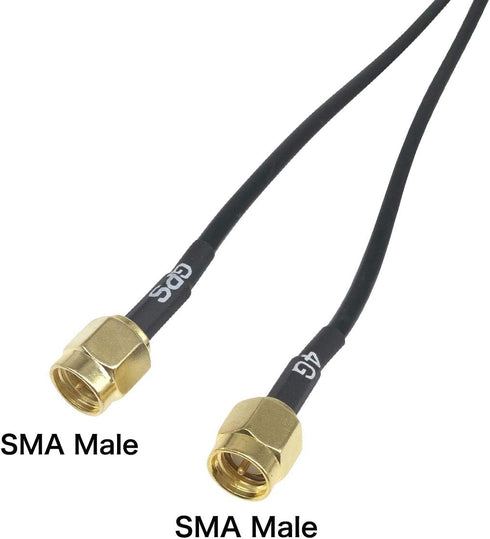4G LTE Antenna BD GPS Combined Outdoor Screw Mount Combo Mimo Antenna 3.5dbi with Dual SMA Male Connector 9.8ft Cable