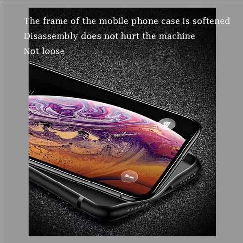 Tempered Glass Film 2 Pack + 2 Pack Cover for Cubot Kingkong 9 (6.58"), 9H Hardness Screen Protector and Soft Silicone Case Bumper Shell Protective TPU Cases