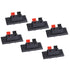 PNGKNYOCN 2 Way Stereo Speaker Terminal, 2 Pin Amplifier Terminal Binding Post Spring Jointing Clamp (6-Pack)