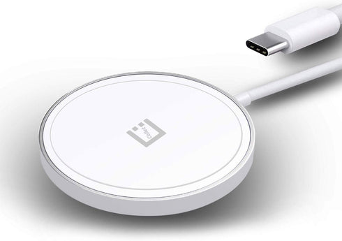 Wireless iPhone Charger, QI Fast Charge Compatible for Apple iPhones, Samsung Galaxy, Google Pixel, Moto Phones
