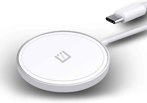 Wireless iPhone Charger, QI Fast Charge Compatible for Apple iPhones, Samsung Galaxy, Google Pixel, Moto Phones