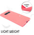 GOOSPERY Soft Feeling Jelly Case for Samsung Galaxy Note 8 (2017) - Silky Slim Bumper Cover (Flamingo)