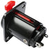 CESS Black 1/4" Jacks TS and TRS Panel Mount Jack Locking Style D Series Size, 4 Pack