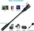 Angled USB Type C to 3.5mm Audio Adapter Headphone Jack USBc 3.5 mm Cable Aux to USB-C Cord Male Female Dongle DAC Chip for Android Phone Tablet Laptop Speaker Microphone Car Stereo, Black
