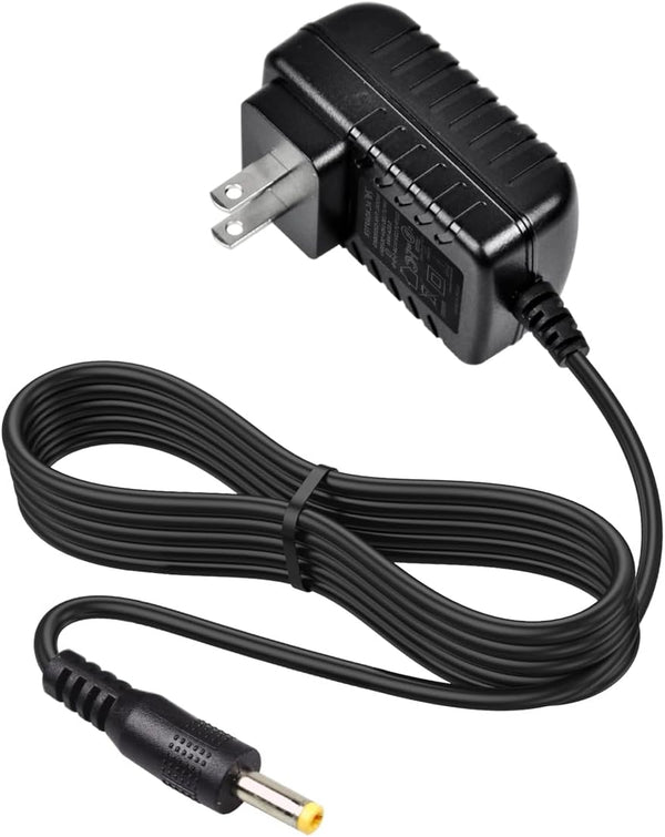 Wall Charger for Portable DVD Player, Replacement AC-DC Power Adapter for Sylvania/DBPOWER/HDJUNTUNKOR