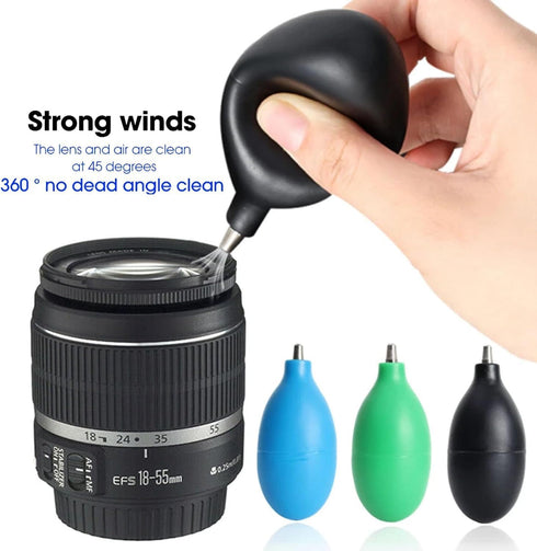 3Pcs Bestgle Mini Squeeze Ball Pump Duster - Air Blower Dust Cleaner for Watch Camera Lens Hearing Aid