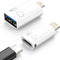 MoKo USB C Female to Lightning Male Adapter, Lightning to USB-A OTG Connector for iPhone 14/13/12/11 Pro Max