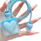 Waves Blue Heart Shape DIY 18W 20W Data Cable USB Charger Protector Line Earphone Wire Saver for iPhone XR/7/8