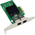 Dual-Port PCIe X4 Gigabit Network Card 1000M Ethernet Adapter with Intel 82576 for Windows/Linux