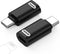 MoKo Lightning Female to USB C Male Adapter, 2 Pack for iPhone 15/16 Pro/Max, Galaxy S24, iPad Pro/Air, Fast Charging