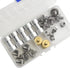 Camera Mount Screw Adapter Set, 22Pack 1/4 Inch and 3/8 Inch Tripod Threaded Screws for Camera Mono-pod Flash Light