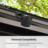 Holicfun Outdoor Security Camera Gutter Mount, Compatible with Ring, Blink, Eufy, Google Nest, Arlo, and More - White