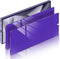 Samsung Galaxy S24 Ultra Privacy Screen Protector - LYWHL 2 Pack, Purple Gradient, Anti Blue Light, Fingerprint Unlock,