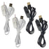 ThtRht 4 Pack USB Extension Cable with Switch On/Off 2 Pin Wire Connector