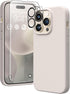 GONEZ iPhone 14 Pro Max Case, Liquid Silicone Shockproof, Magsafe Compatible, with 2X Screen & Camera Lens Protectors,