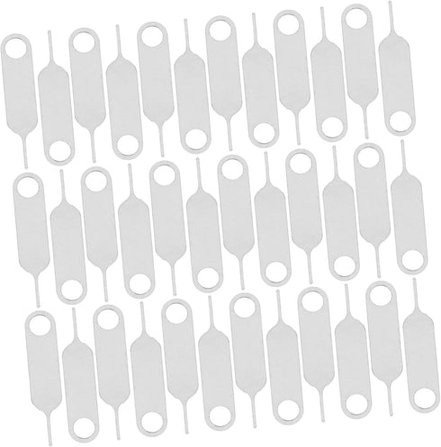 Mikikit 500pcs Durable Stainless Steel Sim Card Ejector Tool Easy to Use