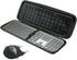 RAIACE Hard Storage Case for Logitech MX Keys S/MX Keys Advanced Wireless Keyboard (Case Only) - Black