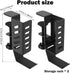 kaimenhong Desk Side Laptop Holder, Desk Side Storage, No Drill Side Desk Organizer, Tablets Hanging Holder, Table Side