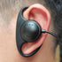 Generic 3.5mm MP3 Single Mono Earphone with D-Shaped Design Plug, Comfortable for Either Ear,Compatible Tour Guide