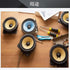 Fielect 4Pcs Foam Speaker Edge Surround Rings Replacement Kit, 4.5inch/115mm, Black for Speaker Repair or DIY