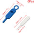 6 Set Lilaly Pcs SIM Card Removal Tool SIM Ejector Pin and Card Tool Cute Silicone SIM Card Needle Tool, Blue