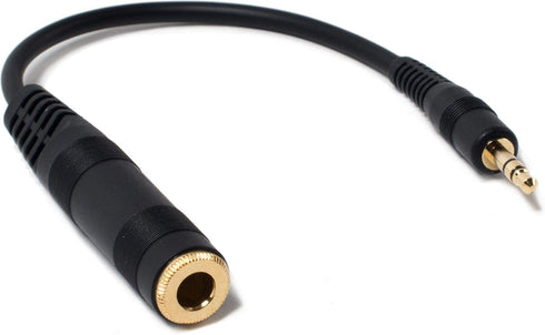 Sennheiser Genuine Adapter Cable, Female 1/4" 6.3mm to Male 1/8" 3.5mm Plug for Headphones