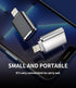 iPhone OTG Adapter Lightning Male to USB Female Dongle Converter (3 Pack) for Apple 14 13 12 11 Pro Max