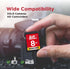 Gigastone 8GB 2-Pack U1 10 2 SD Card UHS-I Class SDHC Memory Card Full HD Video Canon Kodak Olympus Digital Camera
