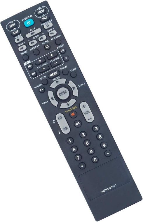 AKB41681201 Replacement Remote Control for LG DVD Home Theater System HT963PA LHT854 LH-T854 HT854 HT963SA SH93PA-F