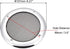 uxcell Speaker Grill Cover 107mm Diameter Mesh Decorative Circle Subwoofer Guard Protector, Diagonal Screw Hole Spacing 89mm Silver