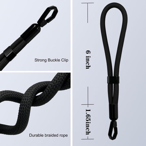 Yudaky 2 Pack Phone Lanyard, Adjustable Cell Phone Lanyard Hand Phone Wrist Strap with Tether Tabs for Smartphones