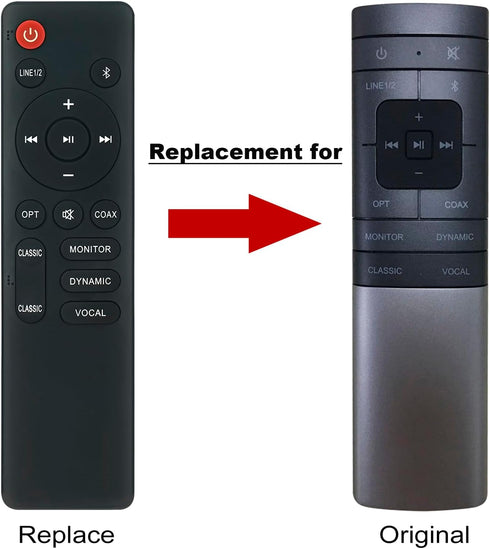 ECONTROLLY RCA10A S2000MKIII 2.0 Replacement Remote Control Compatible for Edifier Coaxial Classic Hi-Fi Active Powered