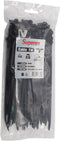 Superun Heavy Duty Zip Ties, 8 Inch, 50 Lbs Tensile Strength, Self-locking Wire Ties, Pack of 100, Black