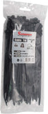 Superun Heavy Duty Zip Ties, 8 Inch, 50 Lbs Tensile Strength, Self-locking Wire Ties, Pack of 100, Black