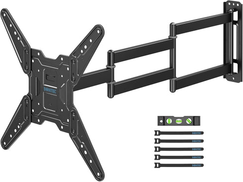 BONTEC TV Wall Mount for 2665 Inch Flat and Curved Screens with 37.4