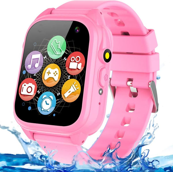 OVV Smart Watch for Kids Age 3-12, Boys & Girls, Waterproof, 1.44'' Touch Screen, 26 Games, HD Camera, MP3 Player,