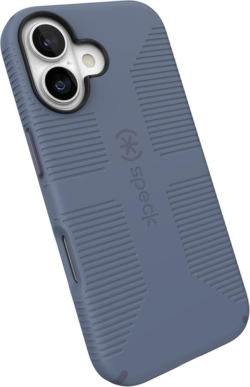 Speck 17 CANDYSHELL Grip +MS Case for iPhone - Mystery Blue/Faded Denim | Slim Protective Grip | Drop Protection |