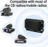 Rectangular External Communications Speaker - CB Radio Speaker for Ham Radio, External Scanners for All 3.5mm Audio