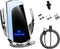 MUQIDA Wireless Car Charger, 15W Fast Charging Air Vent Mount Auto-Clamping Phone Holder,