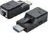 LUKFOCAB 196FT HDMI Extender Over Single Ethernet Cat5e/6 Cable, Support Audio Video UHD