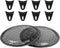 Unifizz 2pcs Black Metal Waffle Grill Cover Protector for 8 Inch Car Universal Audio Speaker Subwoofer