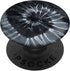 PopSockets Black and White Tie Dye Swirl Monochrome Hippie Spiral Gift PopGrip: Swappable for Phones & Tablets