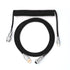 EPOMAKER Mix 1.8m Coiled Keyboard Cable, USB C to USB A TPU Cable for Mechanical Gaming Keyboard (Black)