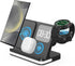 4 in 1 Wireless Charger with Alarm Clock, Compatible for Galaxy S24/Ultra/S24+/S23/Note 20/Z Flip 6/5, Galaxy Watch