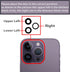 3pcs/Set Rear Back Camera Glass Lens Replacement for iPhone 14 Pro, Camera Glass Lens Covers with Adhesive Preinstalled