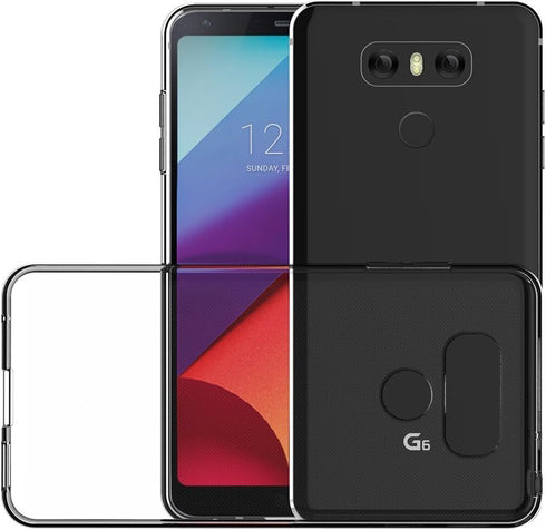 MaiJin Soft TPU Rubber Gel Bumper Case for LG G6 / G6 Plus (5.7 inch) Transparent Back Cover