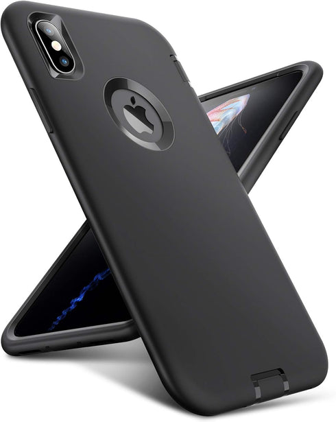ORIbox Case Compatible with iPhone Xs Max, Soft-Touch Finish Liquid Silicone Exterior
