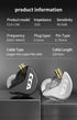 CCA CRA In-Ear Monitors: Ultra-Thin Dynamic Driver, Clear Sound & Deep Bass, Wired Gaming Earbuds for Musicians &